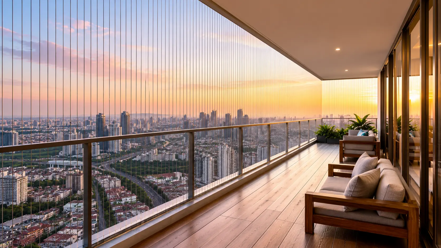 Invisible Grills for Balcony in Patna